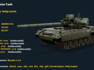  T-95 Russian Tank 