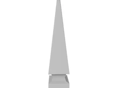 Peak 6 octagon 3D model