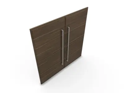 Double Door SHC Quick Office Low-poly 3D model