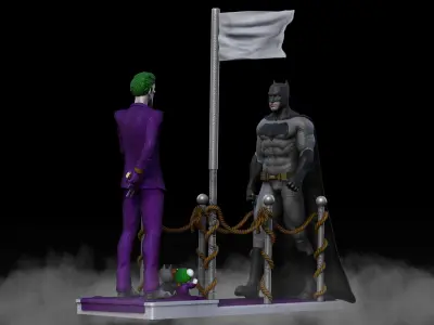Batman and Joker - 3D Print 3D print model
