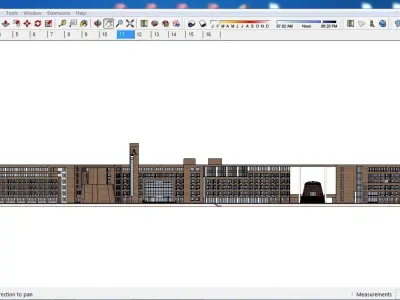 Sketchup School and University B2 3D model