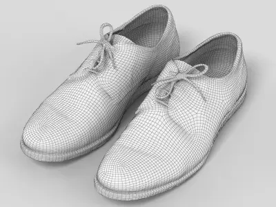 Generic Suede Shoes 3D model