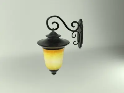 Lamp Wall Lighting Low-poly 3D model