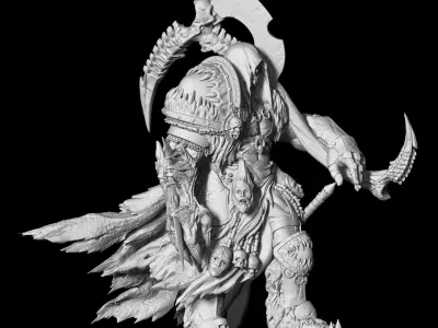 Donthrak world of warcraft dwarven demon 3D print model