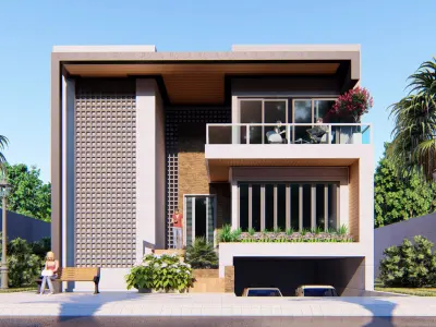 House D3 - Sketchup Lumion 3D model