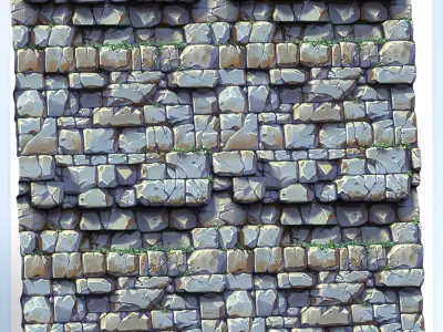 Stylized Wall Seamless Texture Texture 124