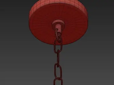 Hudson Valley Cohasset 5 Lt Chandelier 3D model