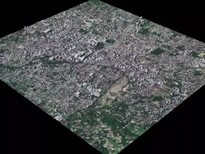 Bogra - Bangladesh 3D model