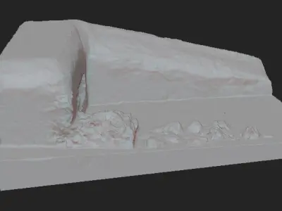 BUNKER building with door Free 3D print model