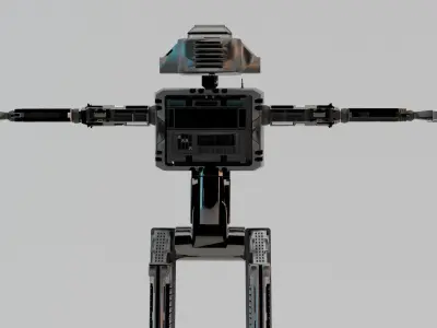 Sci-Fi Robot  3D model