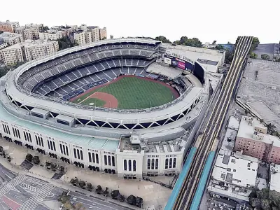 Yankee Stadium Low-poly 3D model