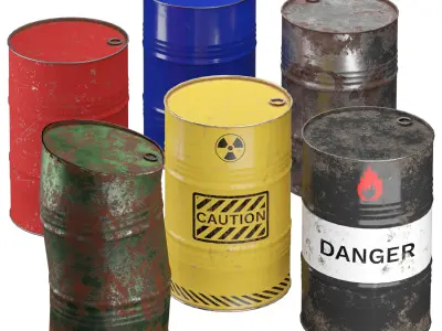 220 Liter Steel Barrel