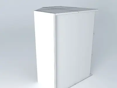 WC0D corner shelf Free 3D model