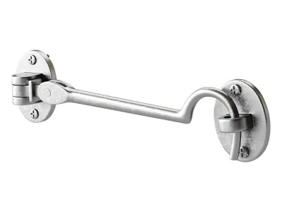  Solid Brass Swivel Pivot Style Cabin Eyelet Latches 3D model