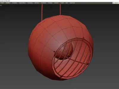 Headlamp pendant lamp 3D model