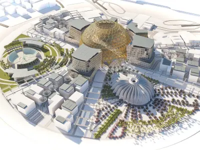 3D Expo 2021 Dubai UAE 3D model