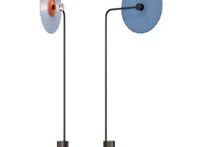 roche bobois rays floor light 3D model