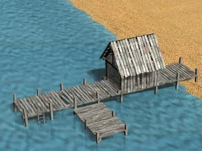 Dock 02 3D model