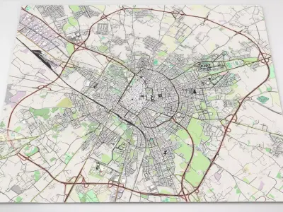 Cityscape Lecce Italy 3D model