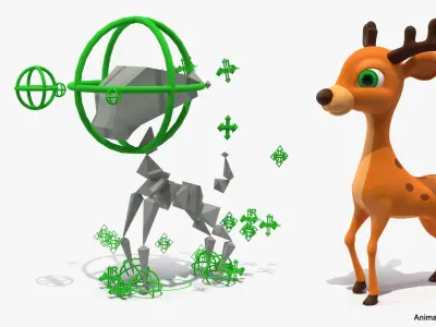  Cartoon Rigged Characters Collection 