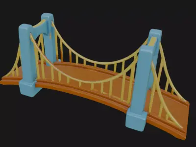 Pixar Bridge 3d Model 3D model