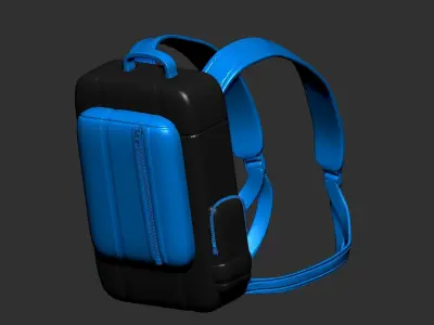 backpack sculpt 3d printable  3D model