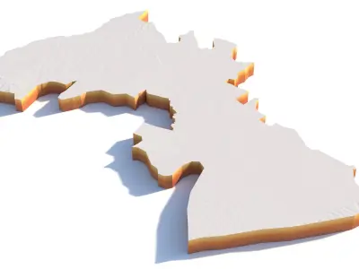 Erbil City in Iraq 3D model