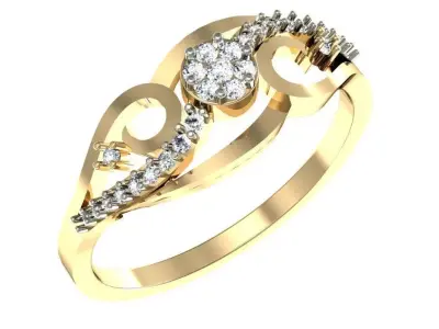 Diamond World Clearance Ring Collection 3D print model
