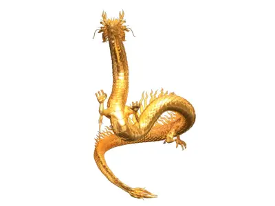  Gold Dragon rigged V3 HD 