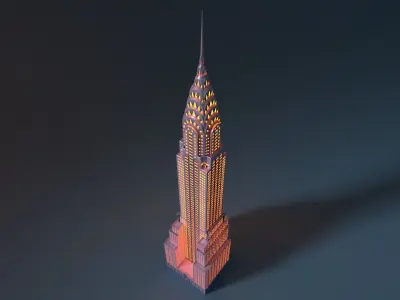 Chrysler Building 3D print model