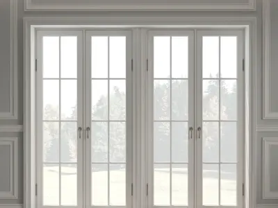 Classic door 5 3D model