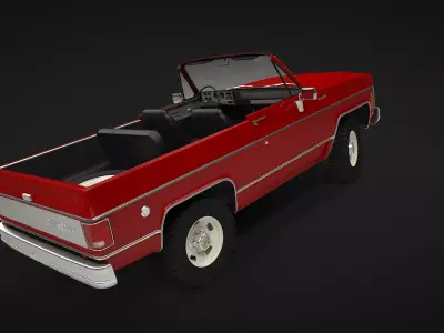 Chevrolet Blazer 1974 Convertible 3D model