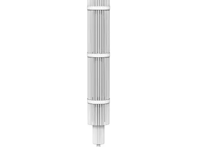 Outdoor designer lamp PHARO by Luxxu 3D model