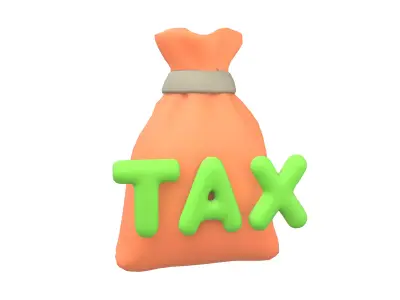 TAX Icon V1 004 Low-poly 3D model