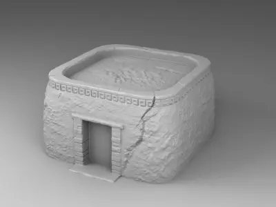 The palace of Maya 3D print model