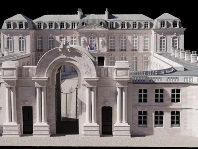 Elysee Palace 3D model