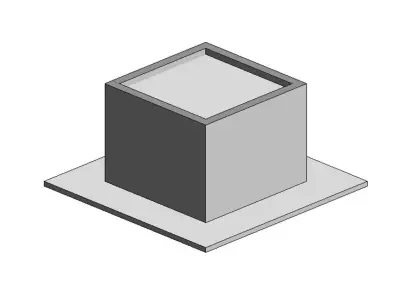 4x4m Revit Room 3D model