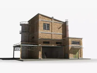 Factory xx19 Low-poly 3D model purchase