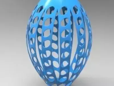 Artistic Lampshade 3d print model 3D print model