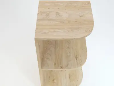 Wooden Cabinet 3 3D model