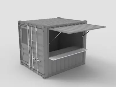 Portable Building and Shipping Container Collection 3D model