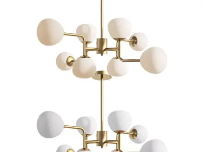 Chandelier 6 Pendant Lamp Erich Maytoni 3D model
