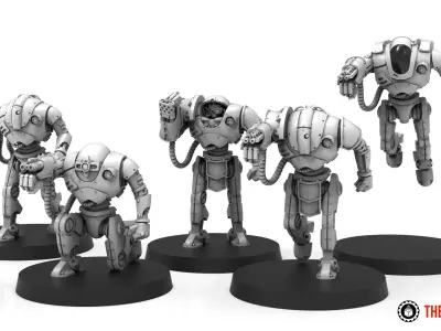 Dark Techno - Anthrobots 3D print model