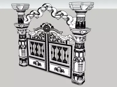 Entry Gate 3D print model