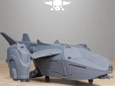 Vaskar Dropship 3D print model