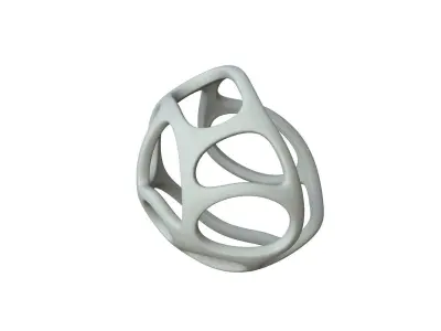 SciFi Cube Object No 37472 Low Poly Shape Texture