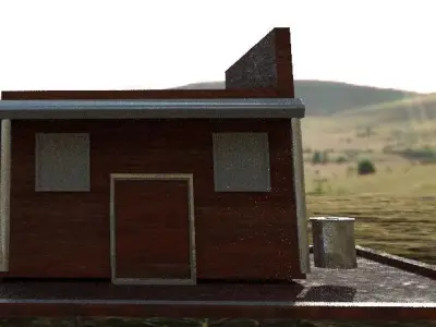store model building Low-poly 3D model