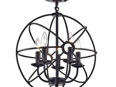 Binegar Semi Flush Mount 3D model