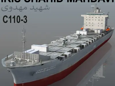  IRIS Shahid Mahdavi C110-3 Iranian Navy drone carrier 