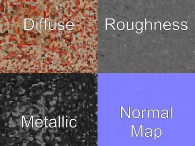 Taoist Temple Architecture Model Pack with Curved Roofs Low-poly 3D model